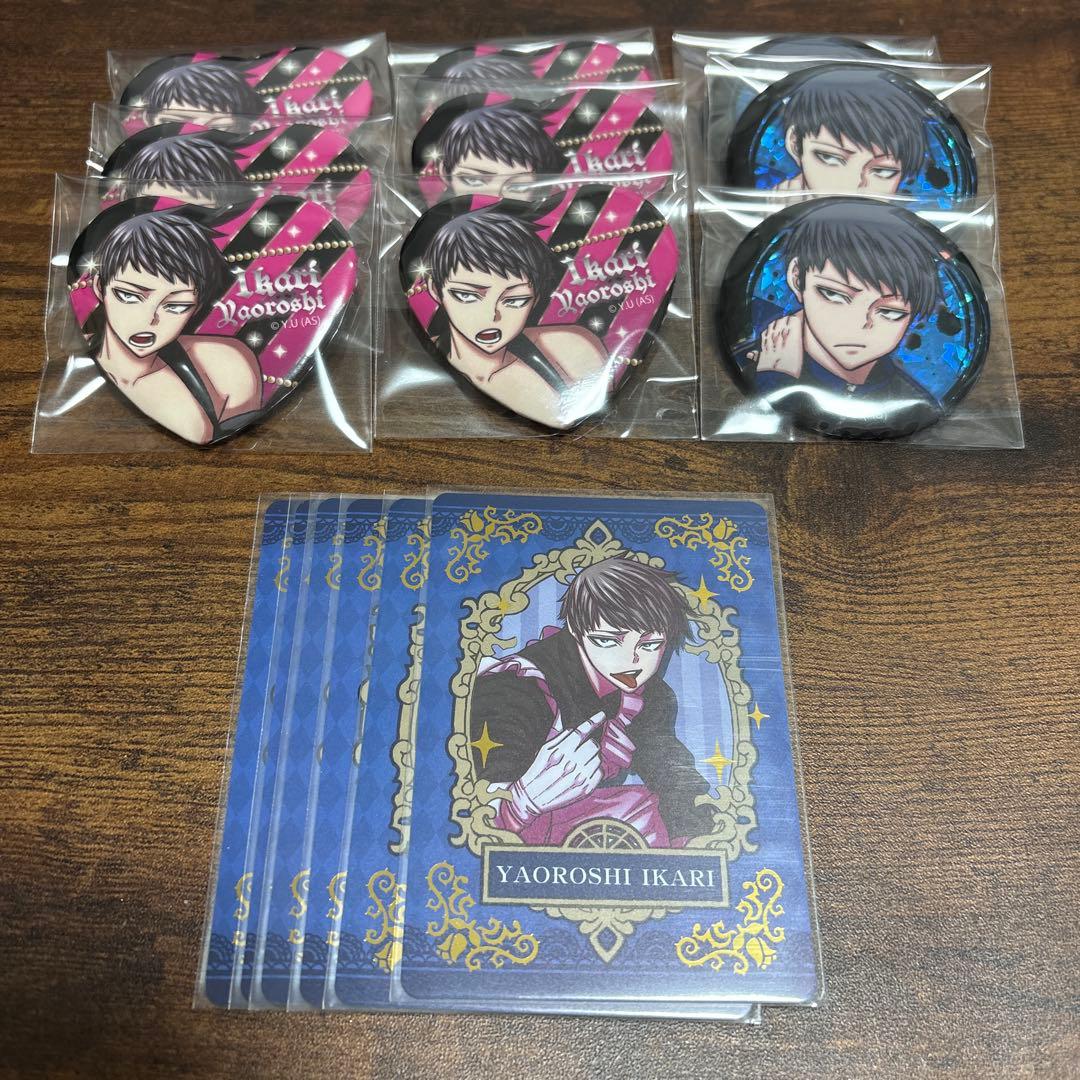 桃源暗鬼 矢颪碇 まとめ売り マンガ展ハート缶 ホロ缶 Muzzleメイドカード