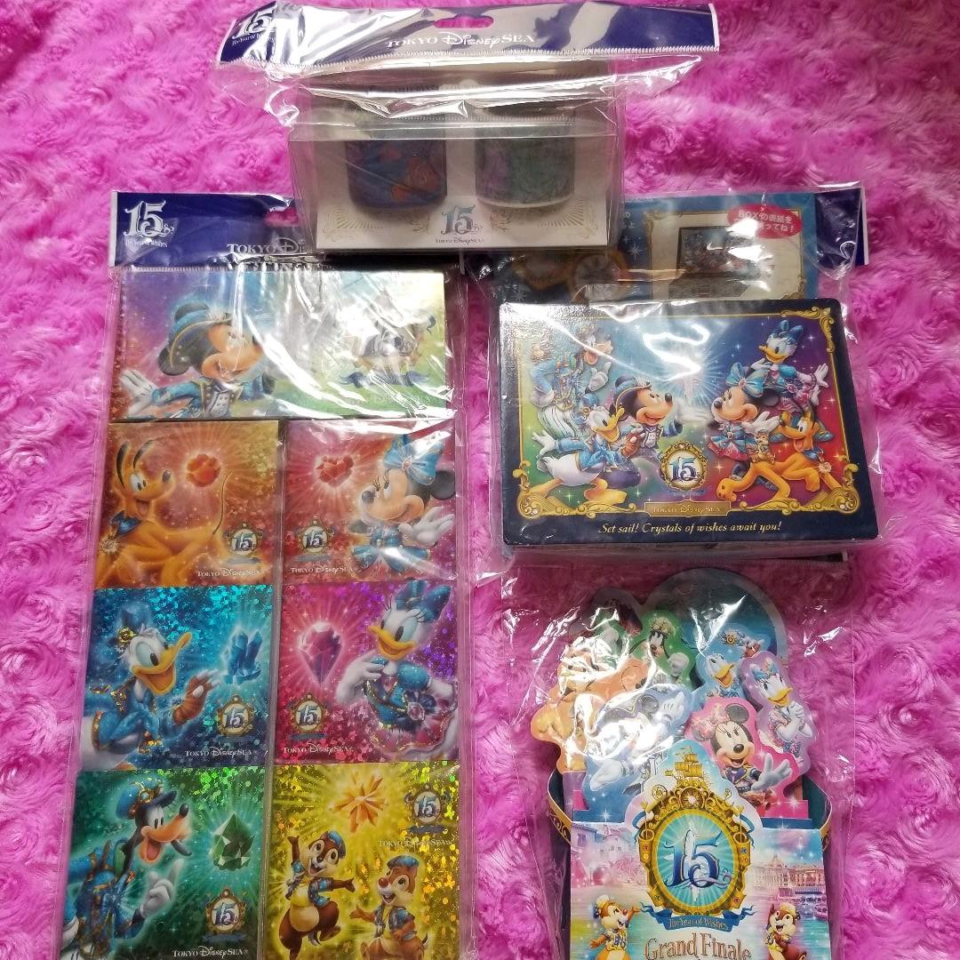 ディズニーメモ マスキングテープ♡ディズニーシー15周年