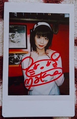 水谷さくら　サイン　チェキ　その18　特典　レア　希少品　レースクイーン　非売品