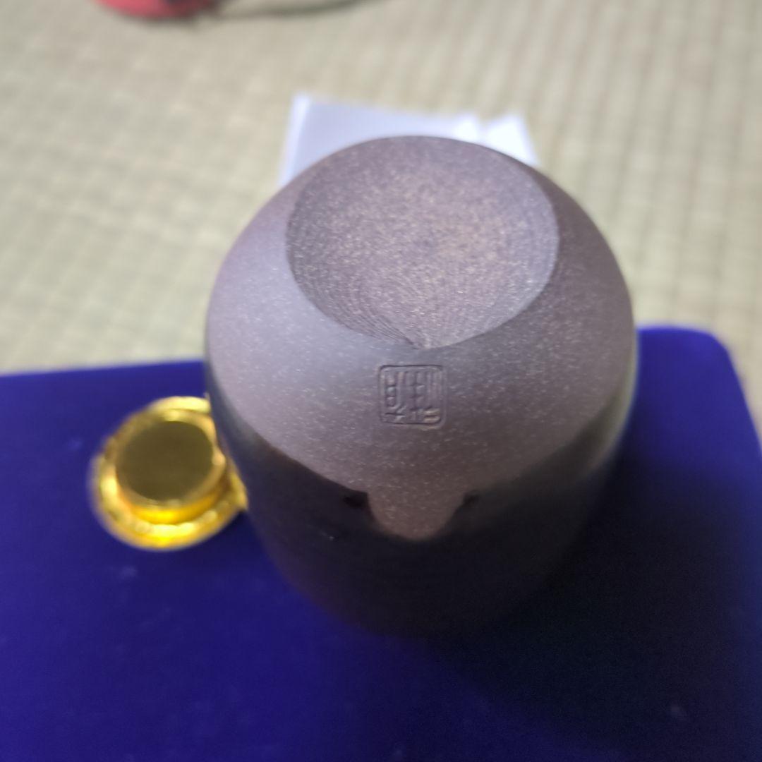 値下げ　茶入「在中庵肩衝」笹田有祥 笹田有祥 「在中庵肩衝」 笹田有祥