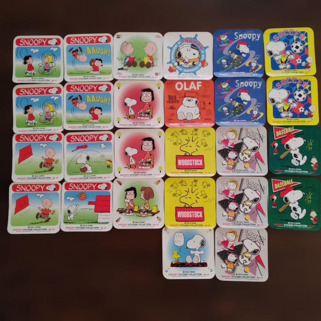 スヌーピー　POLA FOODS　ステッカー