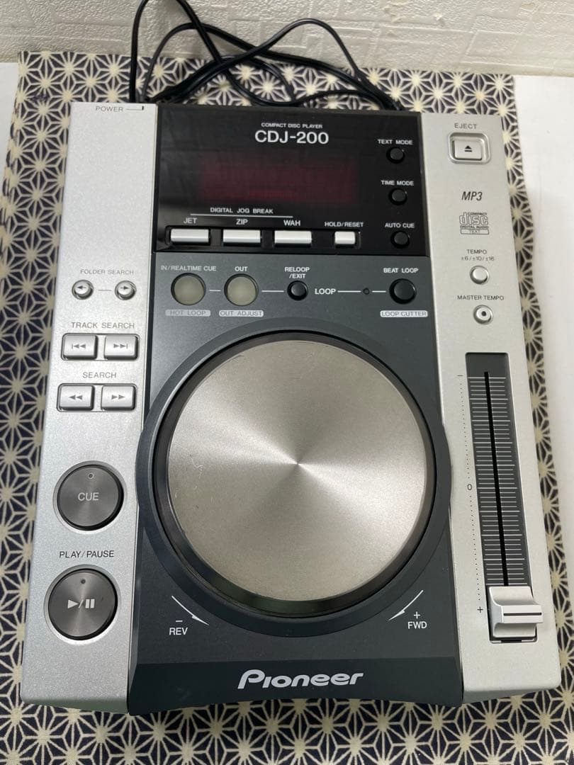 Pioneer dj パイオニア　CDJ-200 レンズクリーニング　電源コード