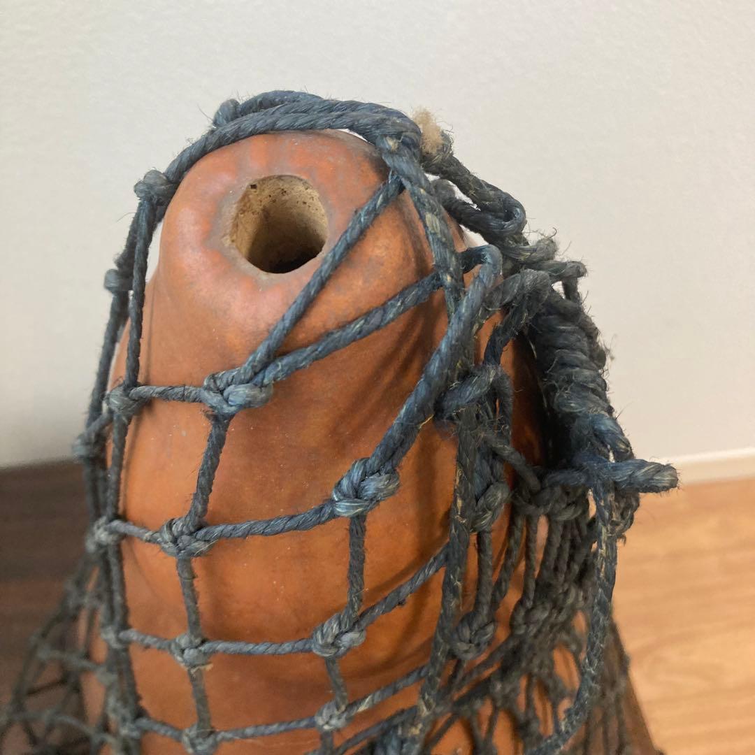 【超巨大】50cm 骨董品　ひょうたん　水筒　瓢箪　酒器 置物 煎茶飾