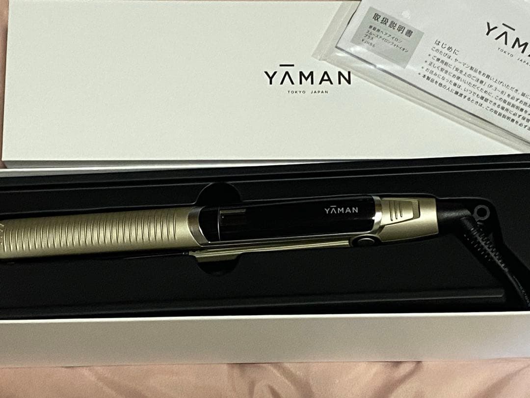 YA-MAN スムースアイロンフォトイオン プラス　ゴールド　YJHB6