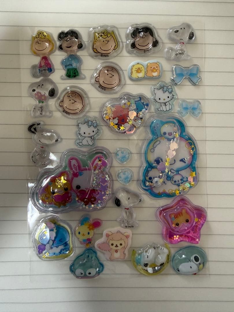 おすそ分け　シール帳　メモ帳　完成品　キャラクター