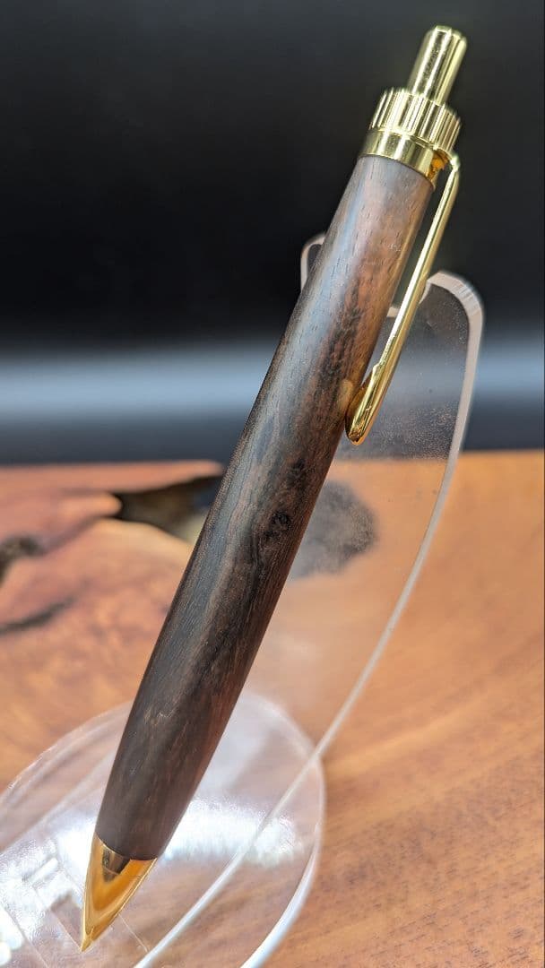 562特上　サイアミーズローズウッド　シアメース　木軸シャーペン　ボールペン