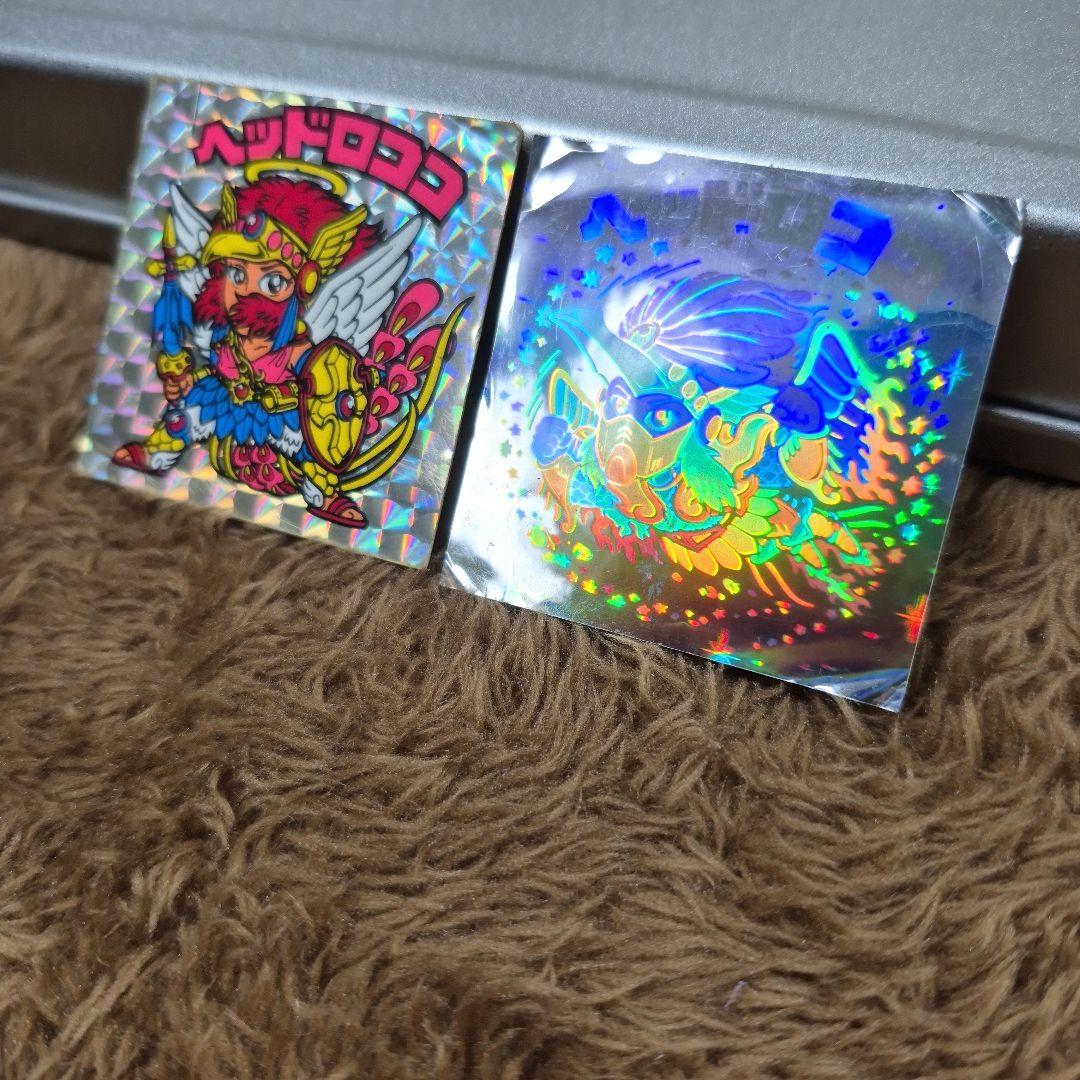 旧ビックリマンシール　第９弾ヘッド　ヘッドロココ　正扇　ホロ