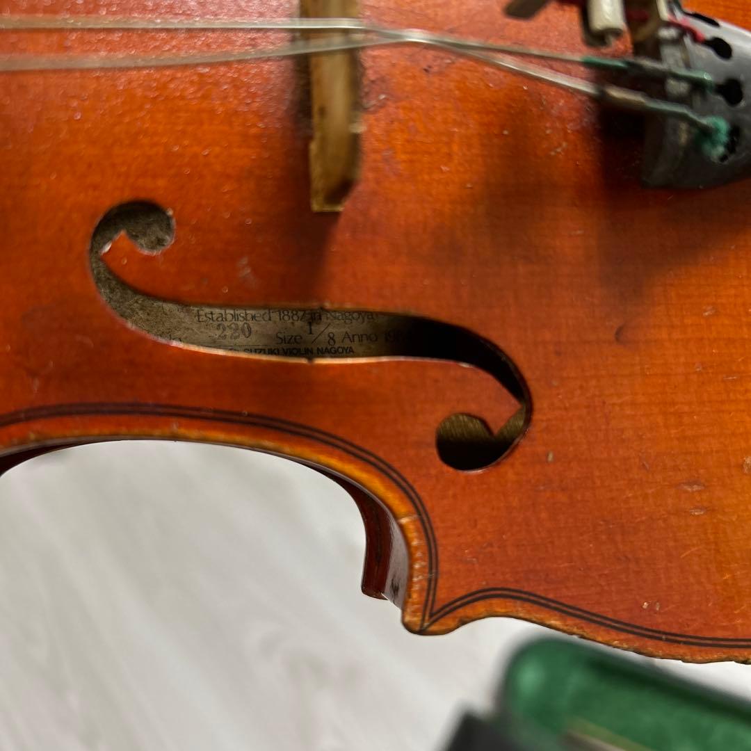 希少　SUZUKI violin No.220 1/8入門 1983年 ケース有