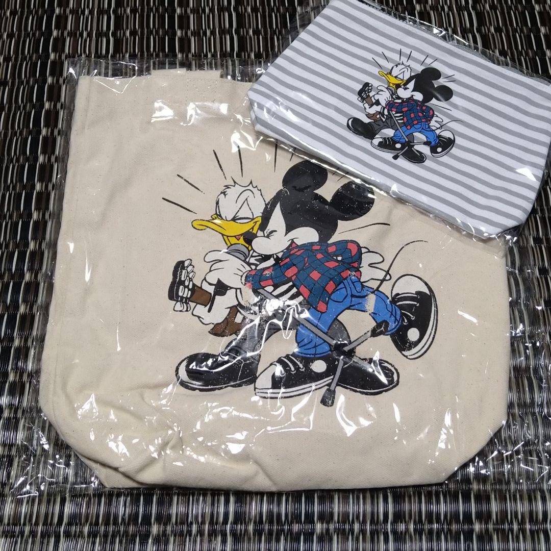 B'z Disney コラボ トートバッグ ＋ ポーチ