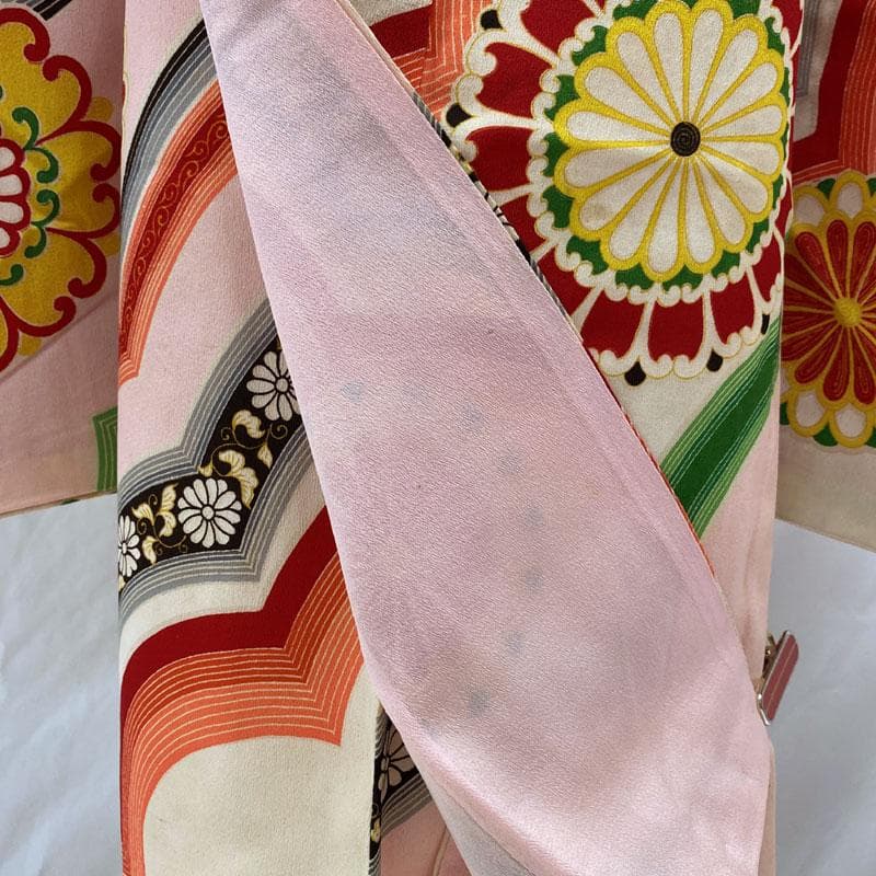 510ag73,509ag45◎七五三 七歳 女児 アンティーク着物&丸帯◎