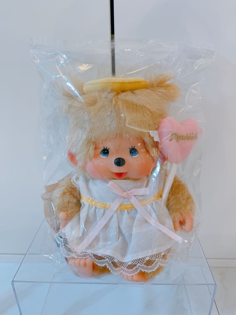 モンチッチ ラブ ハッピー エンジェル M ぬいぐるみ !