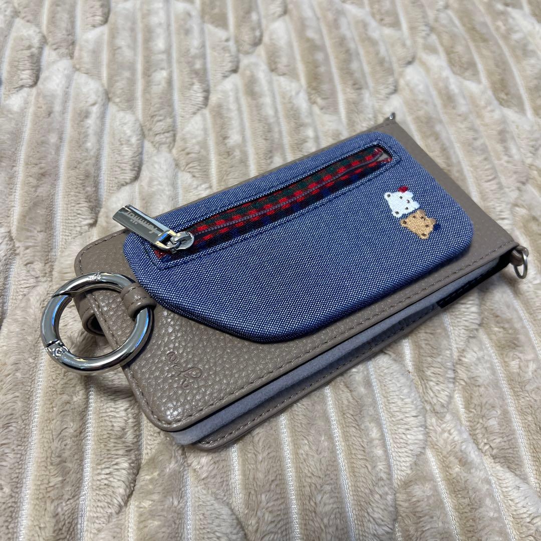 新品未使用familiar×ajew ファミリア iPhoneケース 手帳タイプ