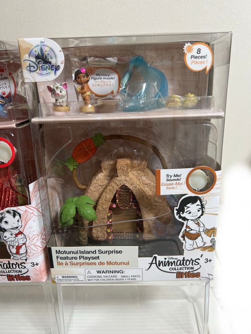 アニメータードール（ミニ）モアナ、リロ&スティッチのお家