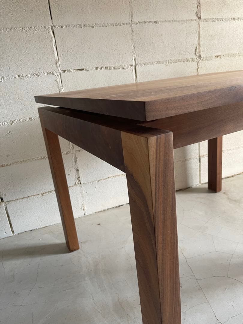 いろは　美品　高級　ウォールナット無垢材 ダイニングテーブル