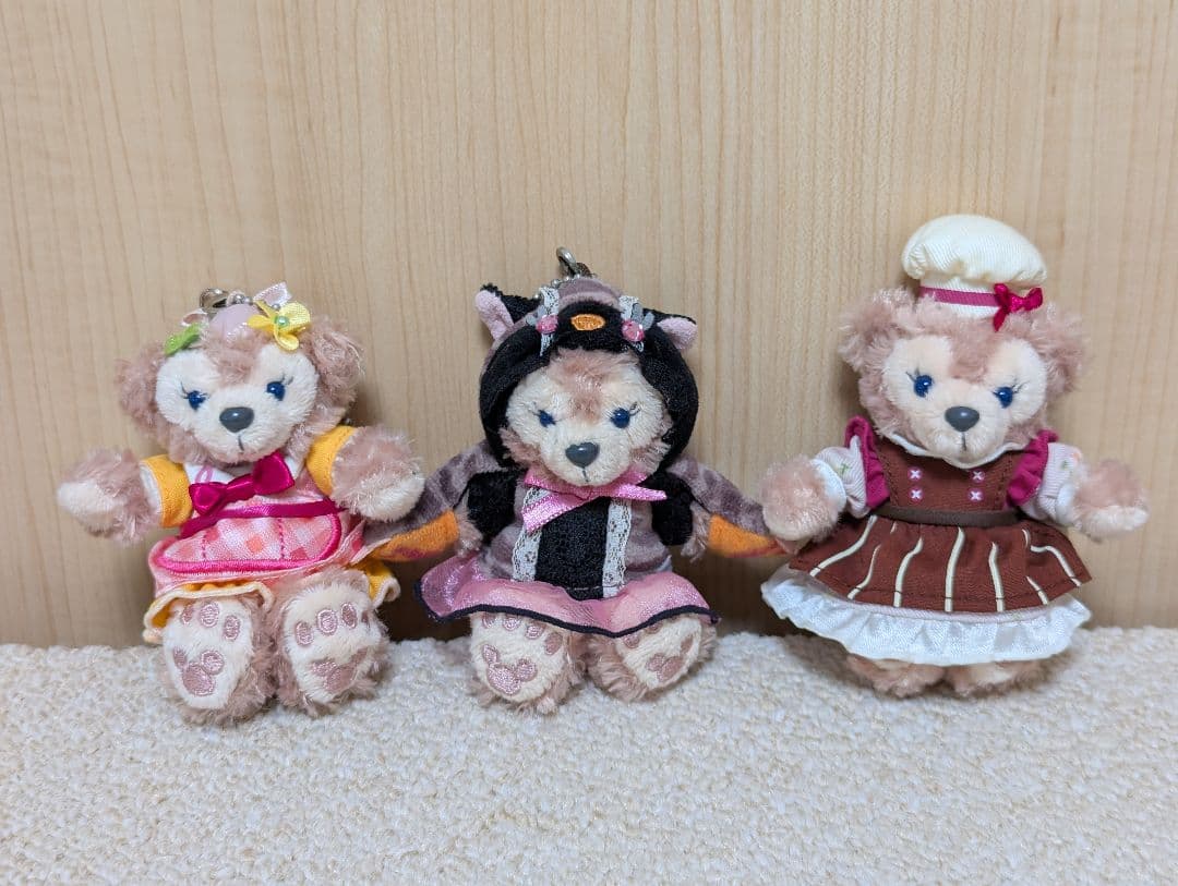 ダッフィーフレンズ ぬいぐるみバッヂ キーホルダー 11体セット