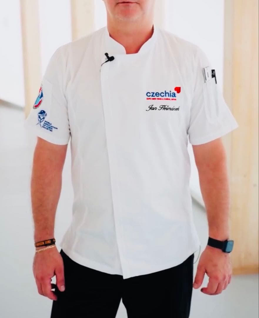 ★ 非売品 ★【大阪・関西万博2025】チェコパビリオン シェフジャケット 半袖