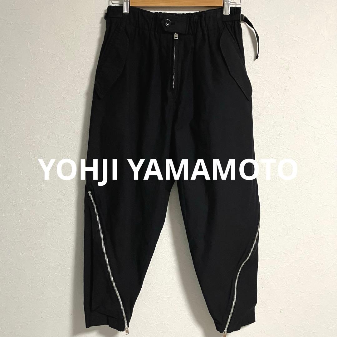 【雰囲気抜群❗️】Y's YOHJI YAMAMOTO 黒 ボンテージパンツ