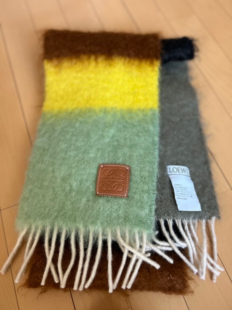 LOEWE モヘア混マフラー