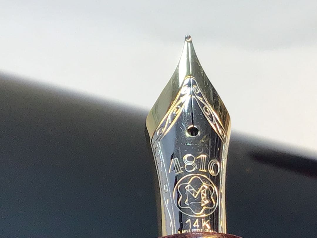 極美品‼️モンブラン マイスターシュテュック 146 ボルドー 中白 万年筆