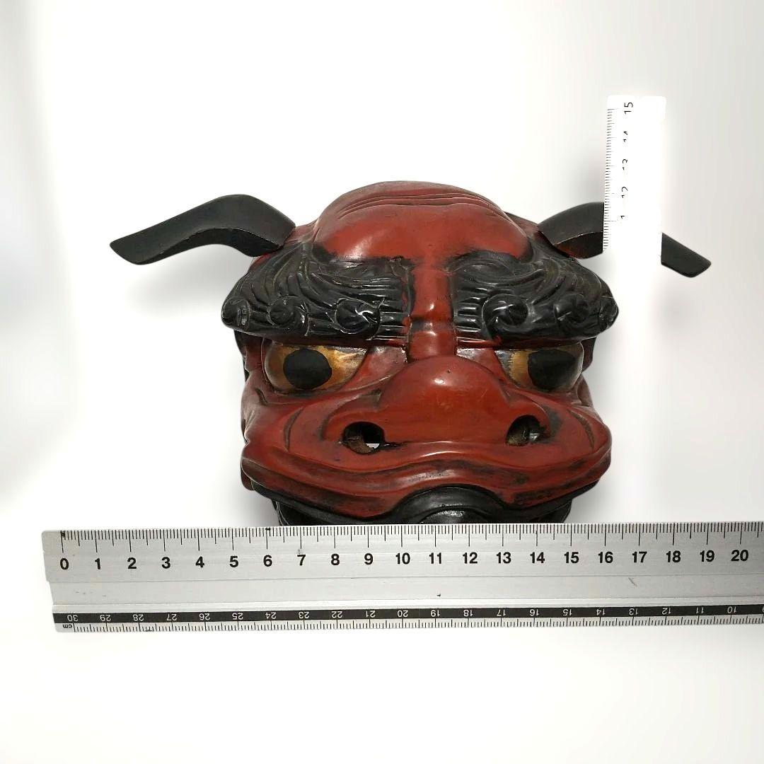 【希少な民芸品・美品】獅子頭 獅子舞