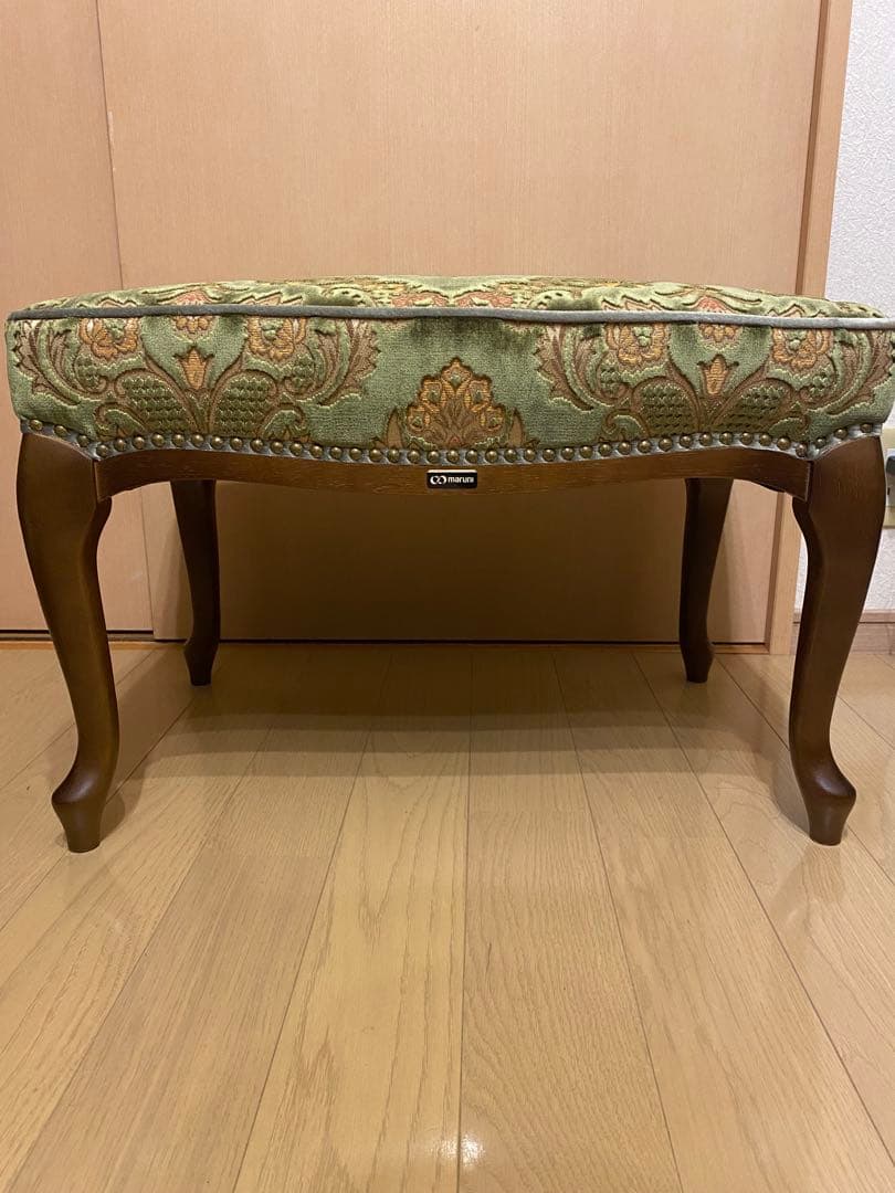 【希望価格】maruni 装飾的な刺繍 スツール