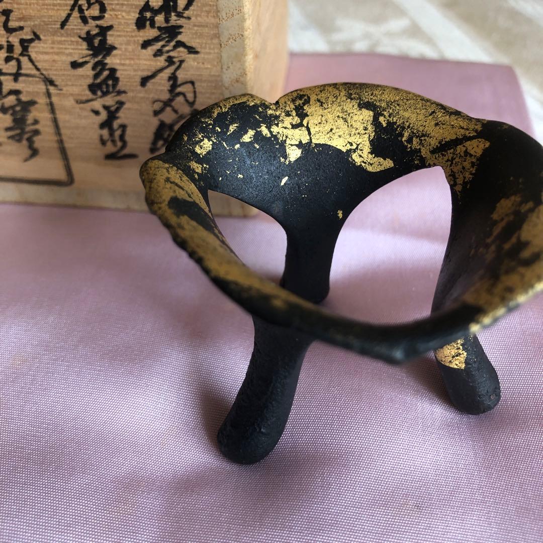 13代寒雉　鵬雲斉好銀杏蓋置