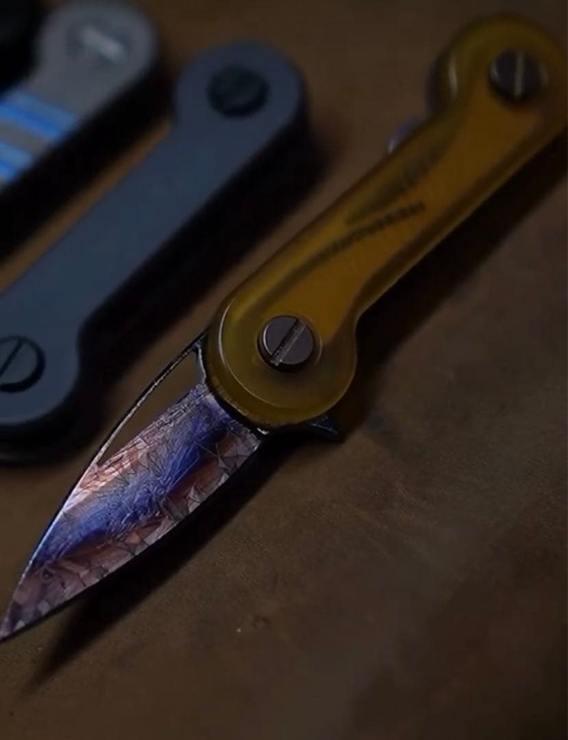 小物 keybar Ultem/Titanium&Blade Insert Combo