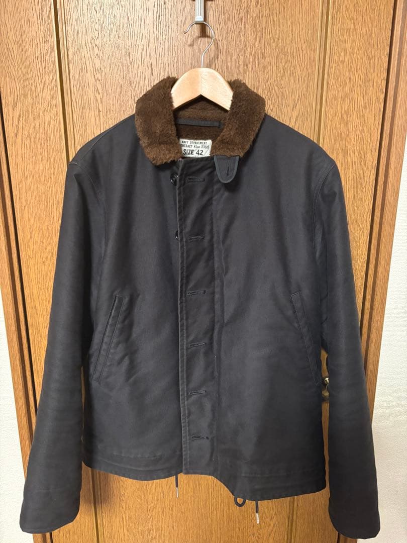 バスリクソンズデッキジャケット Type N-1 ネイビー サイズ:42