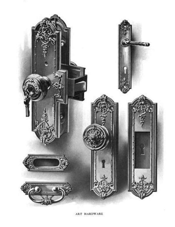 《p1051》“Mars”（火星）1900年初頭 P&F Corbin社 南京錠