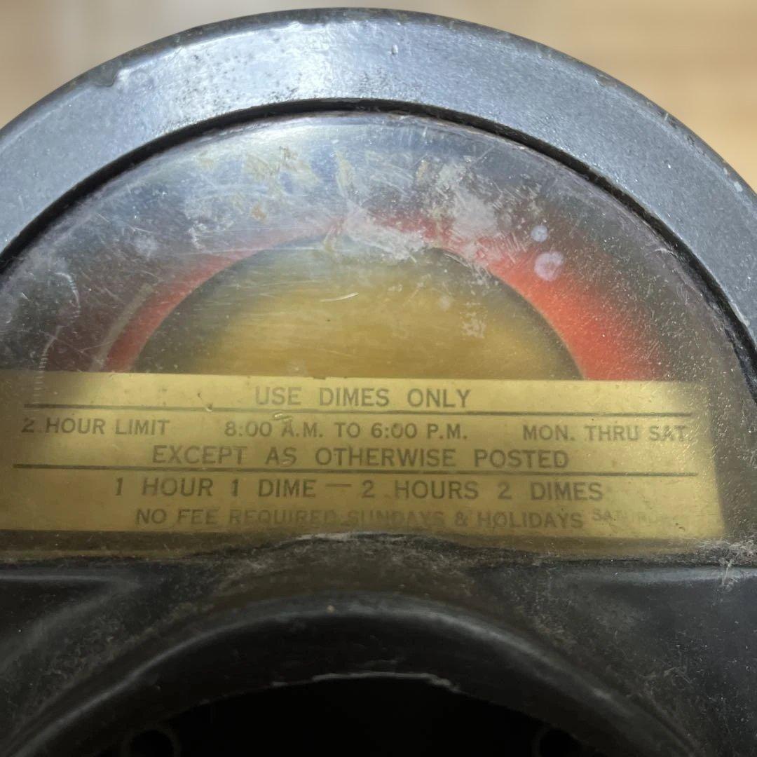 パーキング メーター アメリカ 実使用 レバー 稼働 実物