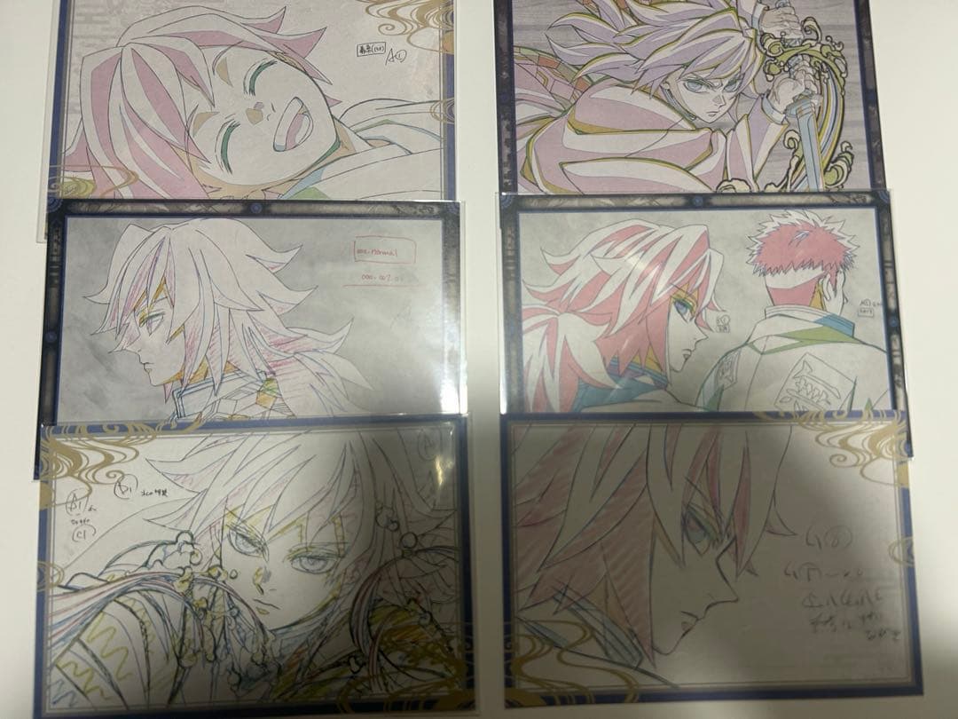 鬼滅の刃　ufotableDINING おすそ分けポストカード 冨岡義勇6枚