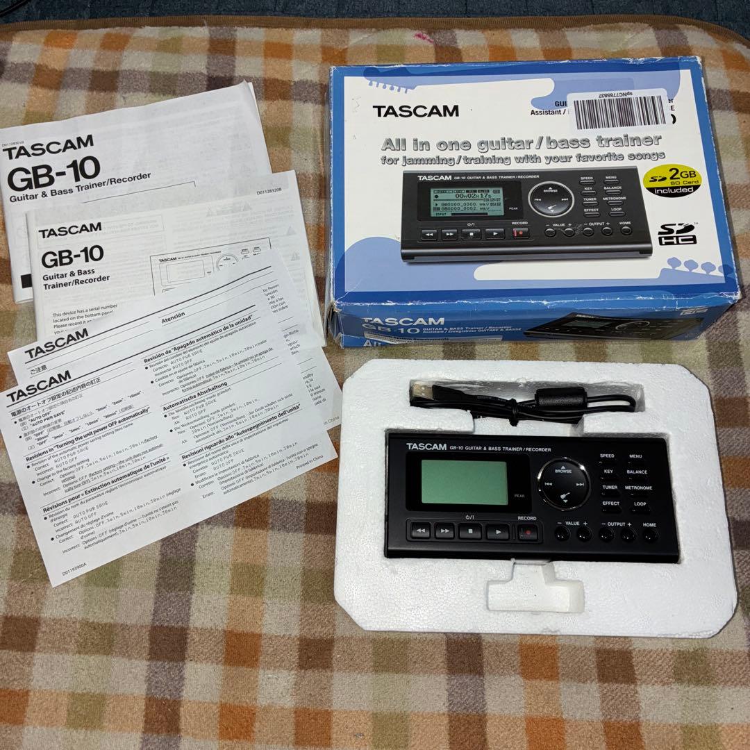極美品です！！TASCAM GB-10 ギター・ベーストレーナー/レコーダー