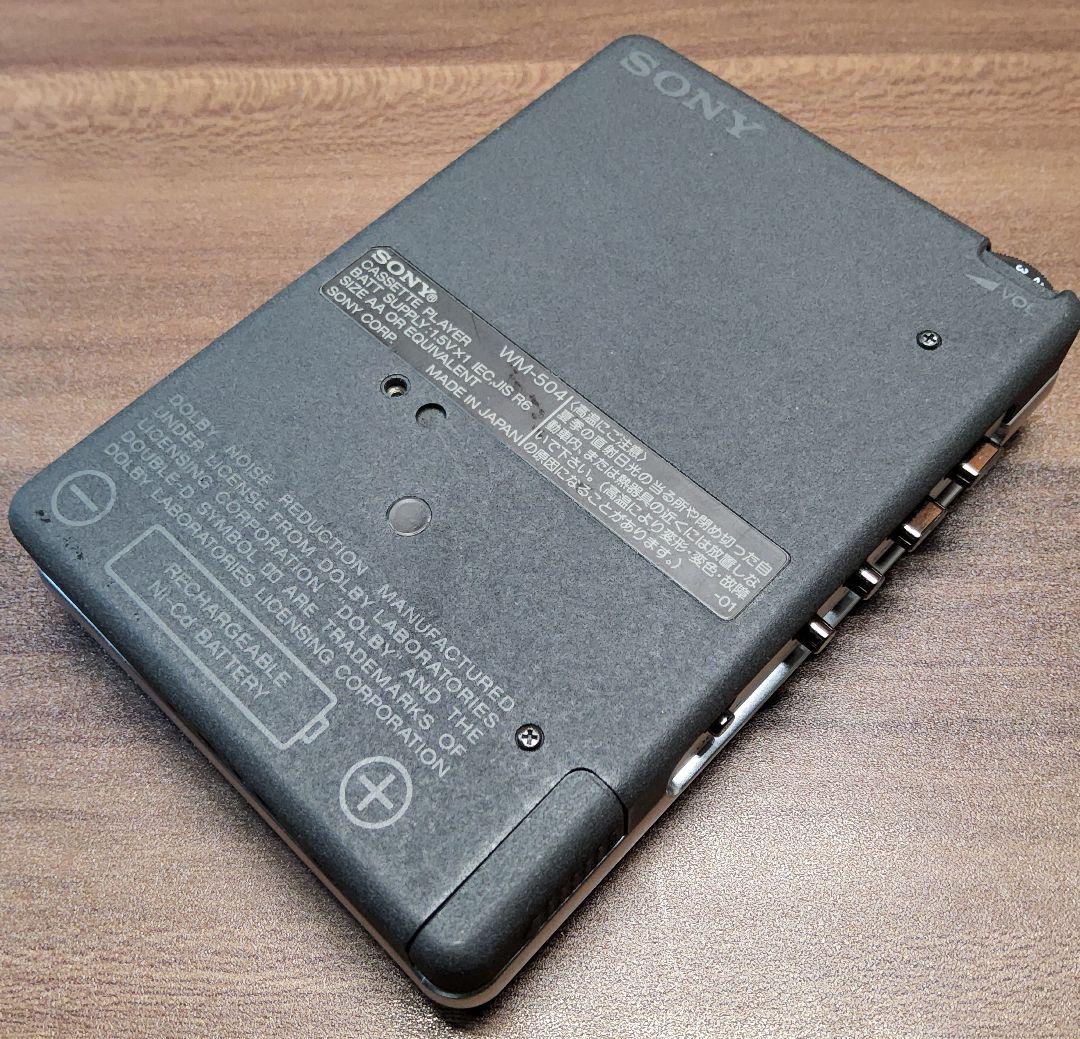 【超極美品 レア！】SONY ウォークマン WM-504 スケルトン ジャンク