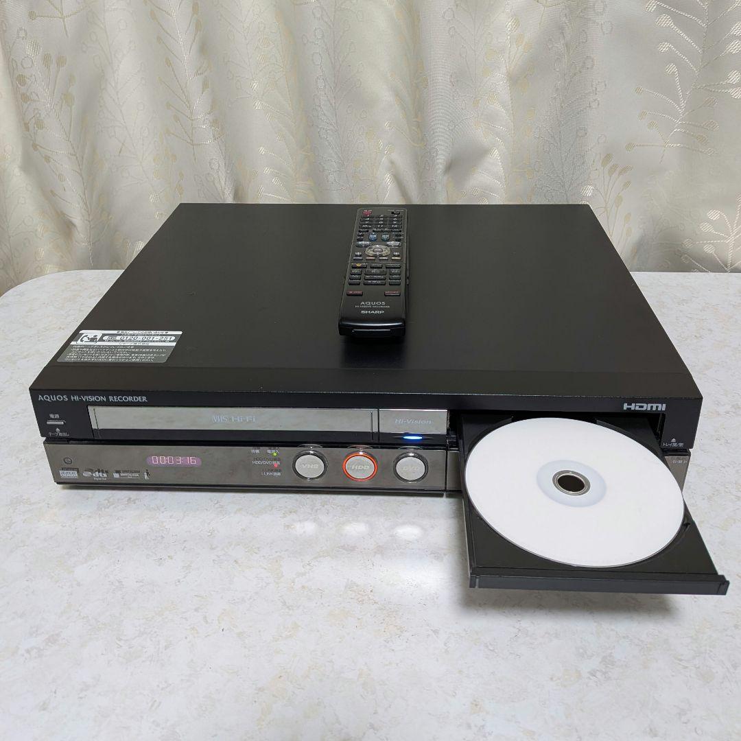 シャープAQUOSビデオ一体型HDD／DVDレコーダー【DV-ACV52】動作品
