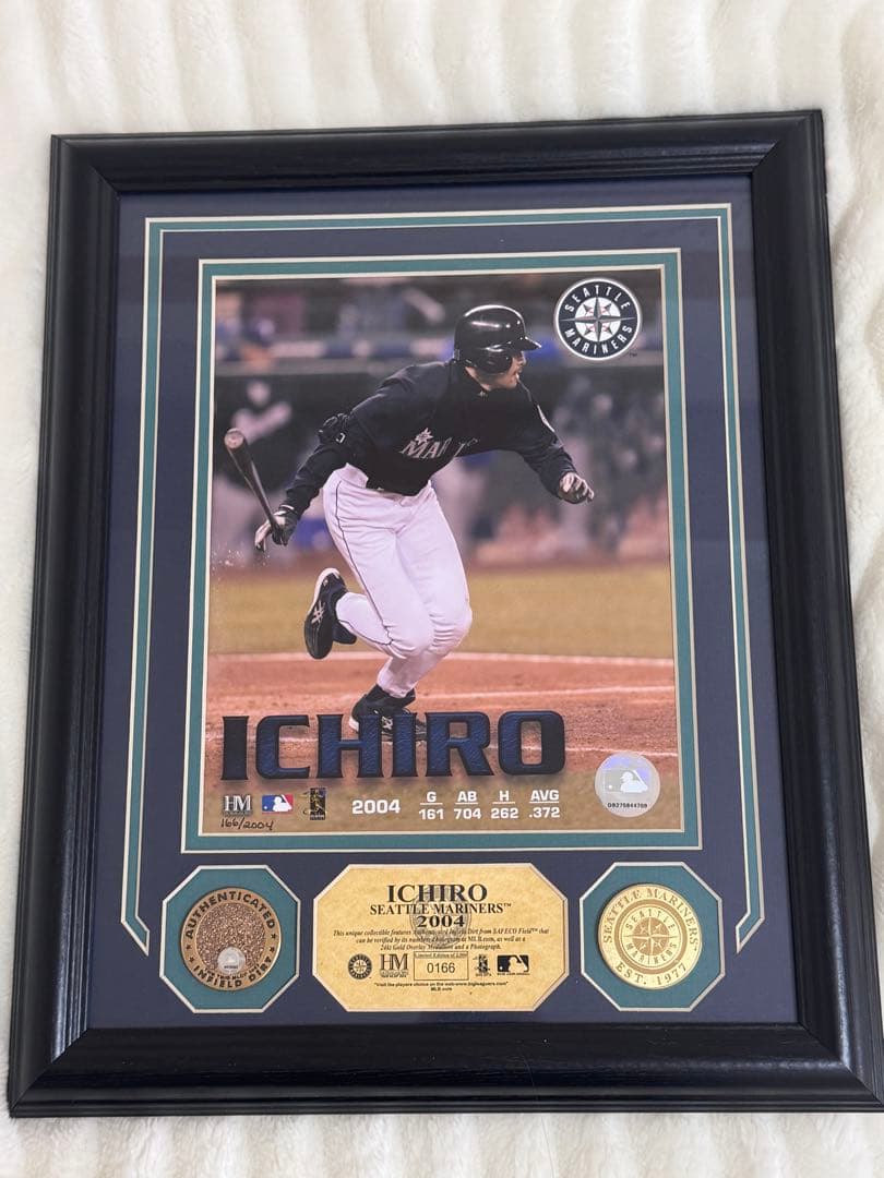 【限定2004枚】Ichiro SEATTLE MARINERS 記念プレート