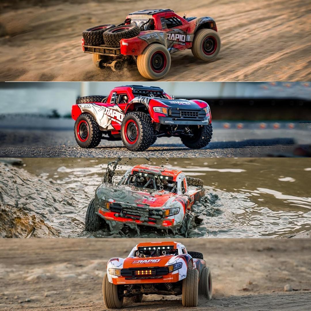 高速 ラジコンカー 40㎞/h ブラシレスモーター プレゼント　赤