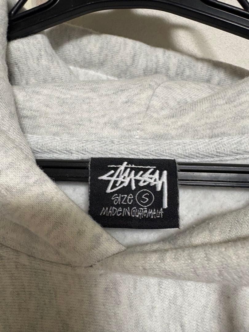 Stussy グレー パーカー サイズs 正規品