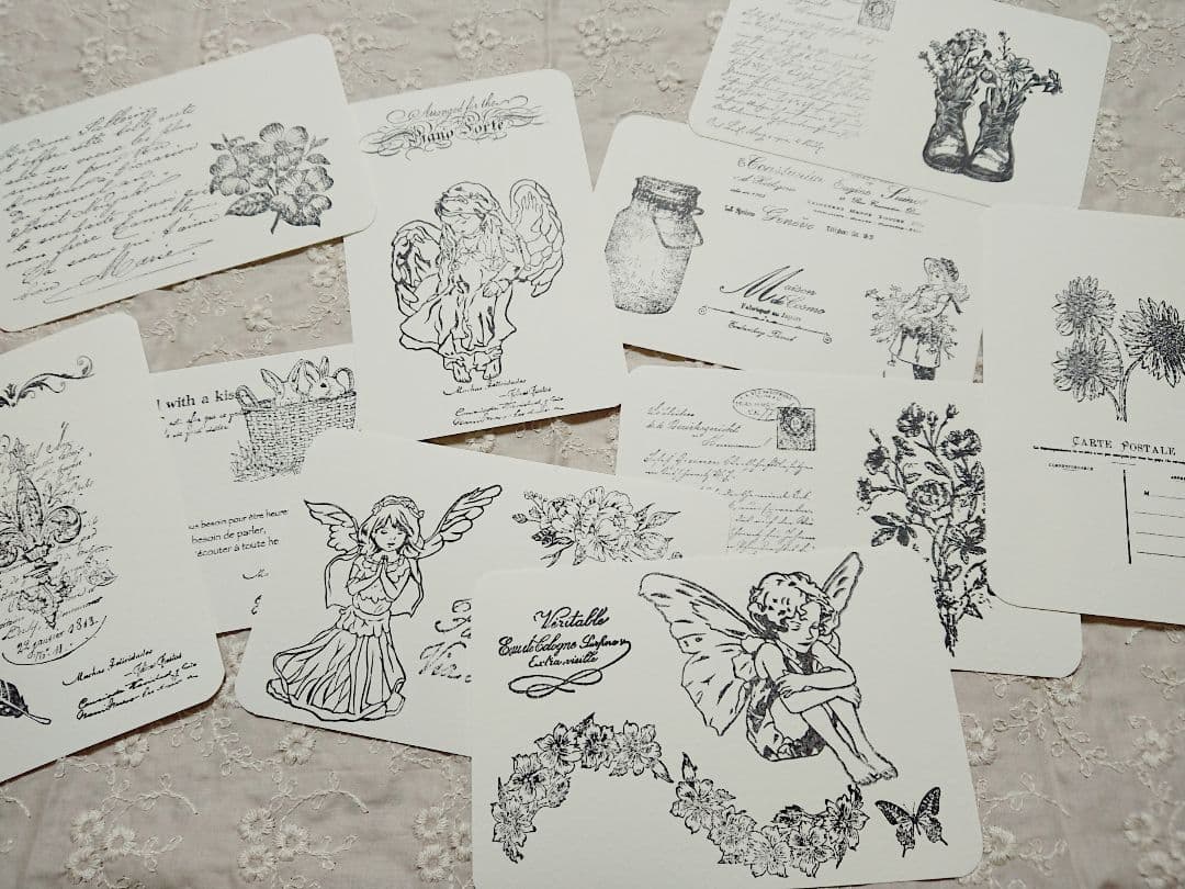 ＊ポストカード風紙モノ＊