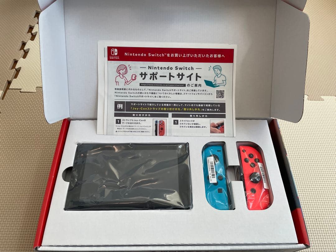 【れっど】Nintendo Switch 本体 青/赤 Joy-Con