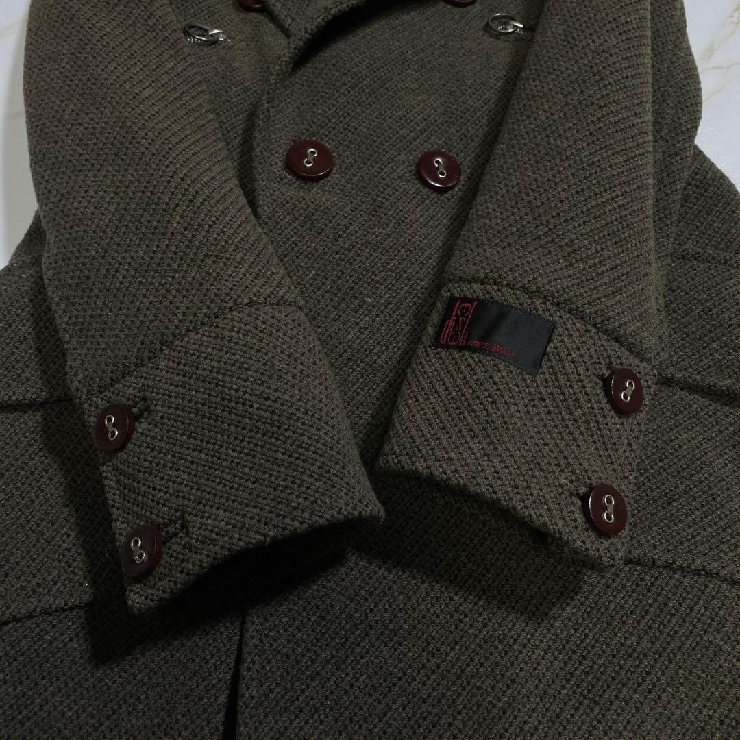 希少⭐︎ディーゼル ミリタリー調 ダブルフェイス ダブルブレストロングコート 花柄