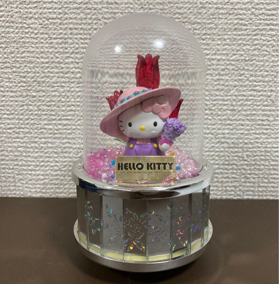 ハローキティ　北海道限定　オルゴール　年代物　平成レトロ　ラベンダー　サンリオ