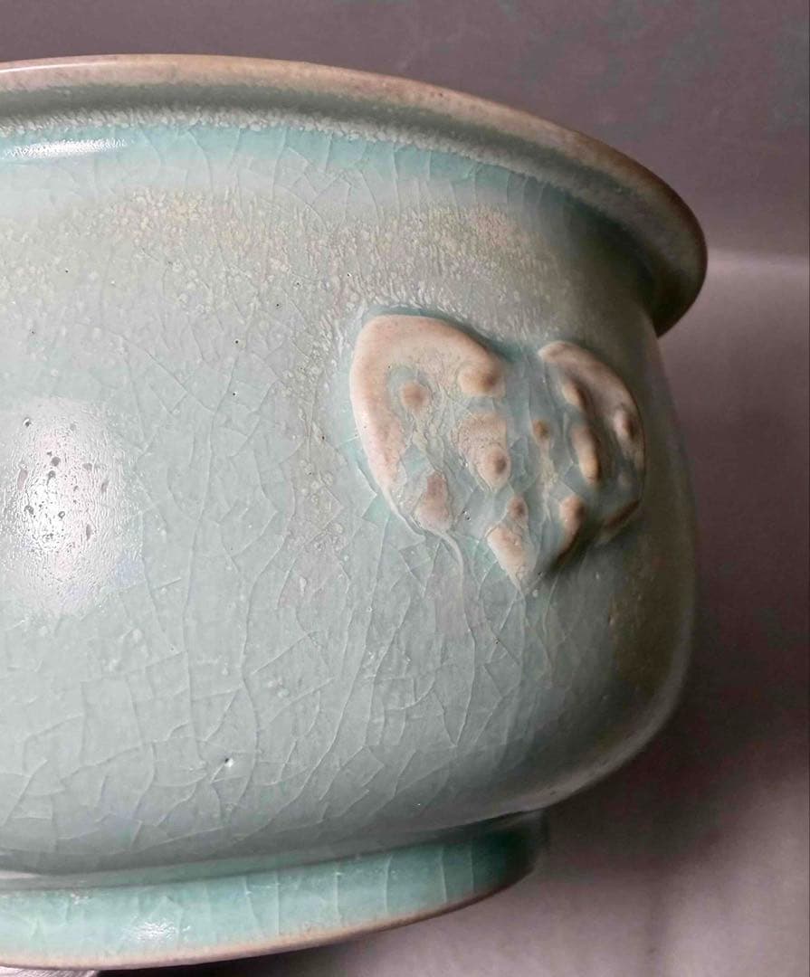 中国 外側に模様のある洗筆　u6230941