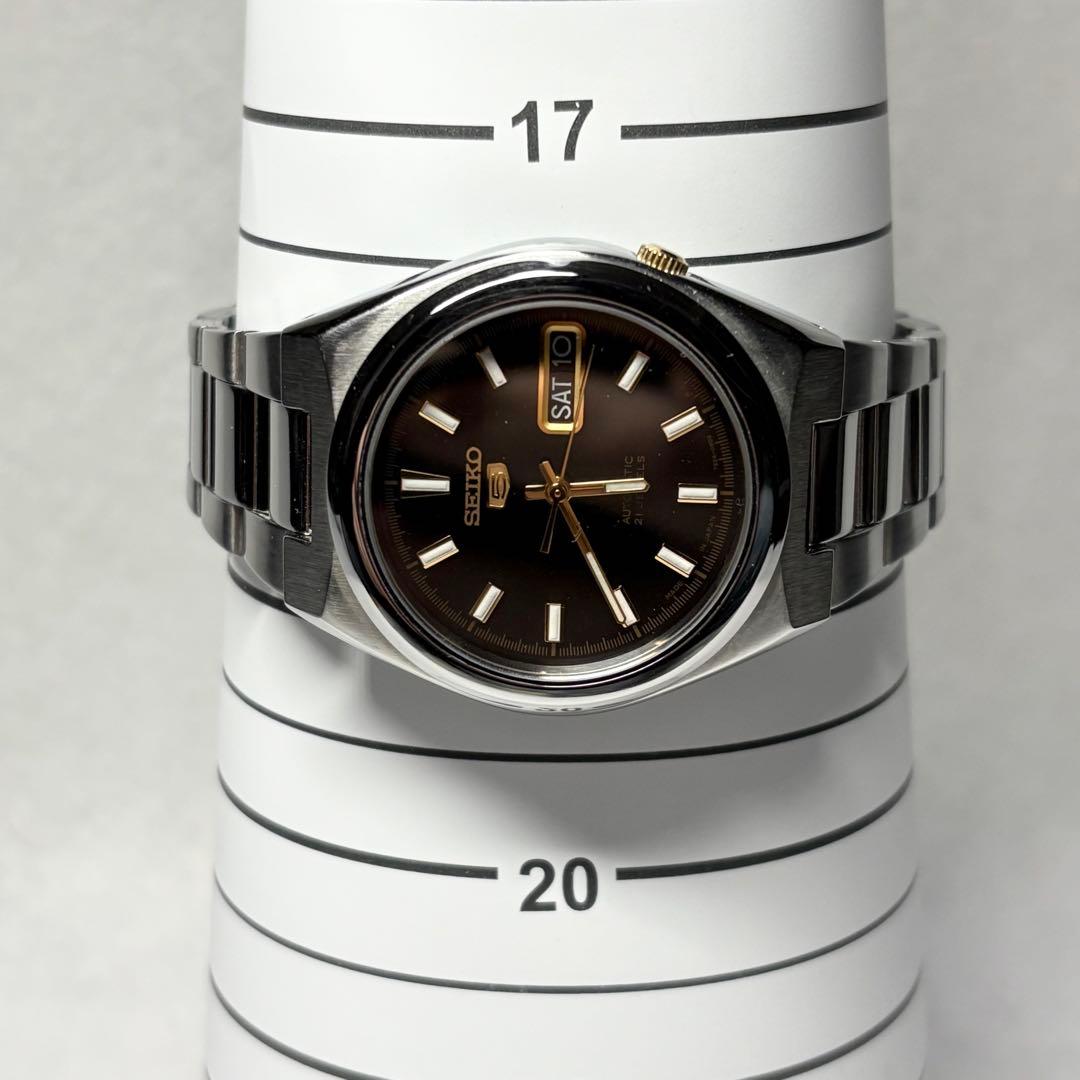 SEIKO★5 腕時計 自動巻き 21石 7S26-02S0 デイデイト