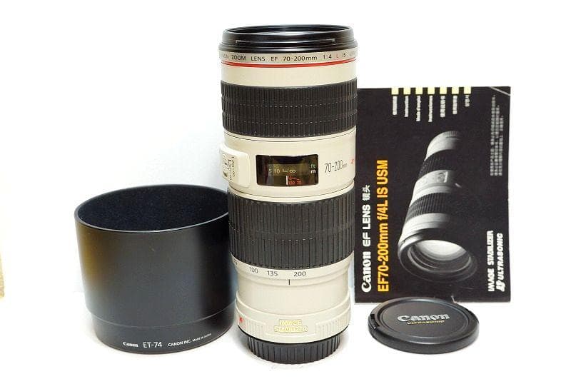 ■憧れの白レンズ Canon　EF 70-200mm F4 L IS USM