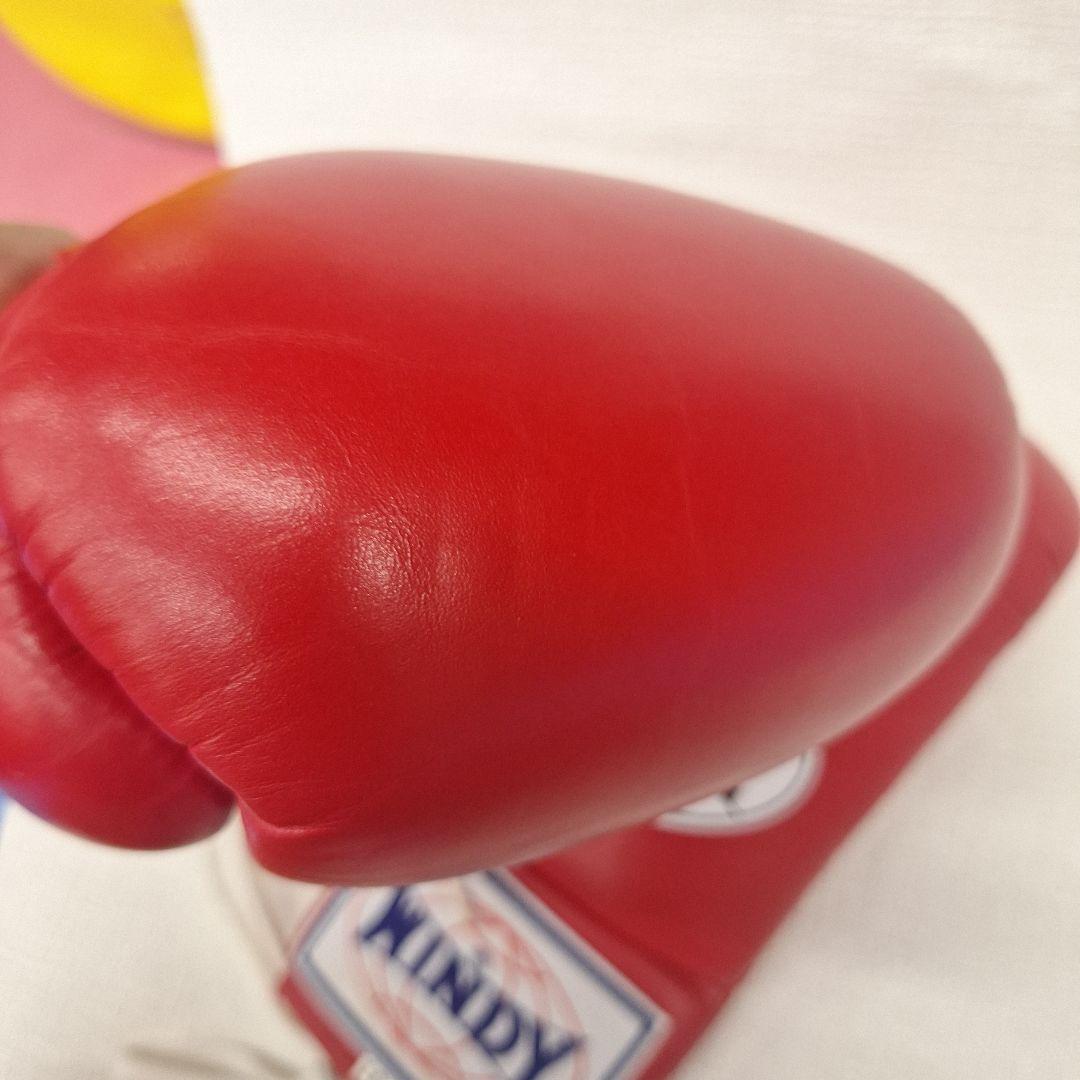 WINDY ボクシンググローブ 10 oz 赤 紐タイプ