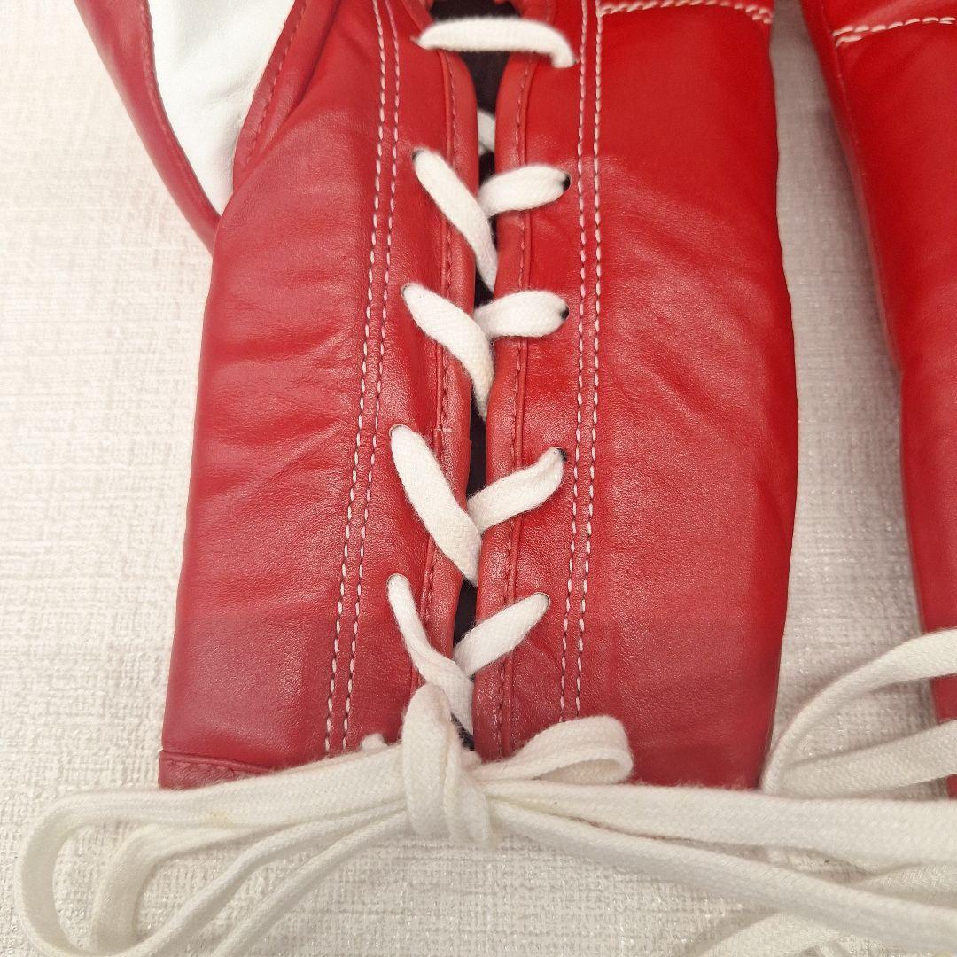 WINDY ボクシンググローブ 10 oz 赤 紐タイプ