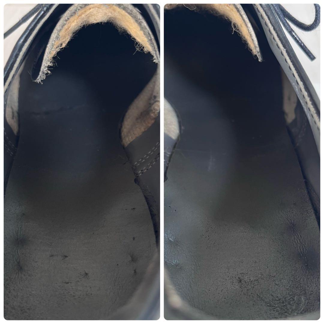 【美品】民間/ミリタリー　サービスシューズ　革靴　スチールトゥ　PT83　80s