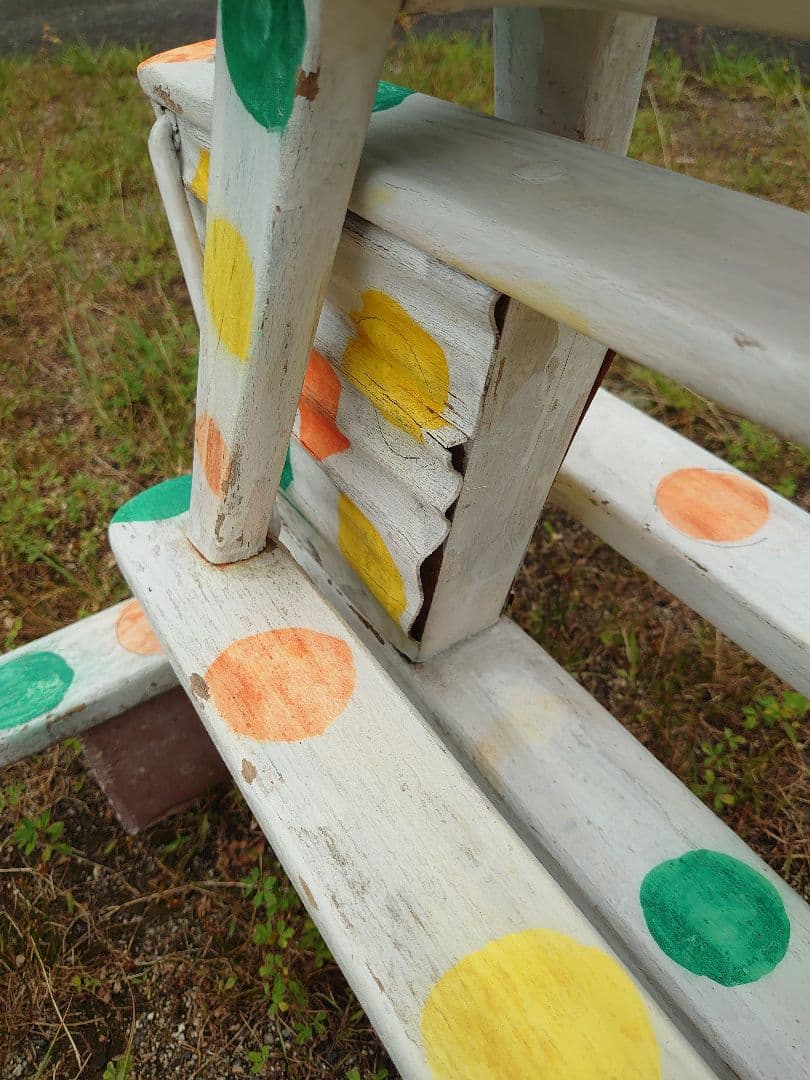 シーソー　木馬　水玉　オブジェ　アンティーク家具