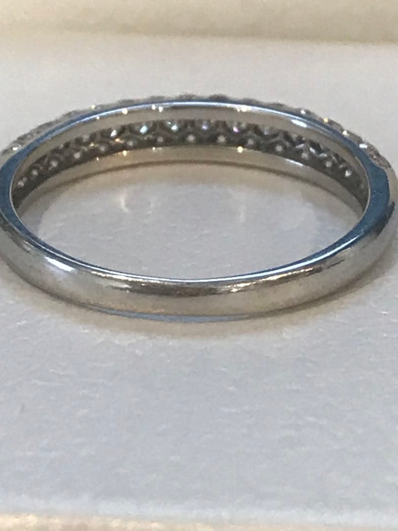❤︎最終価格❤︎pt950 H&Cダイヤモンド0.50ctパヴェリング　10.5号