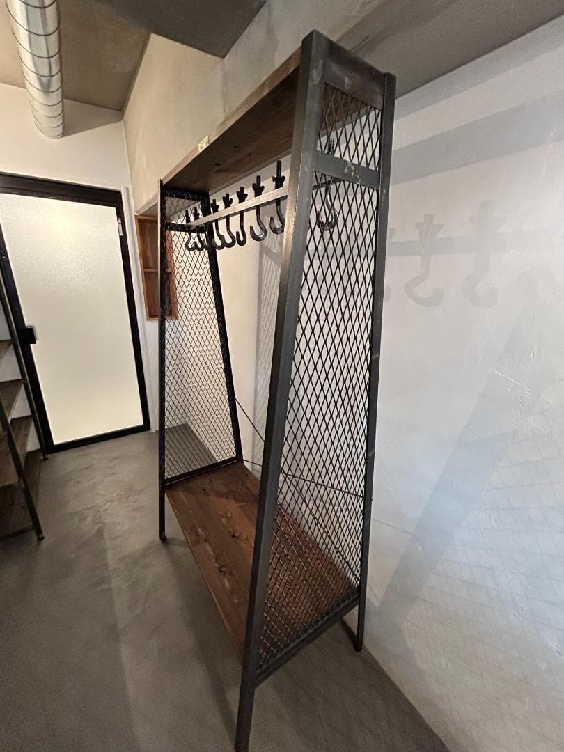 インダストリアルブランチ【ハンガーラック/デニムフック（展示品）】アイアン家具